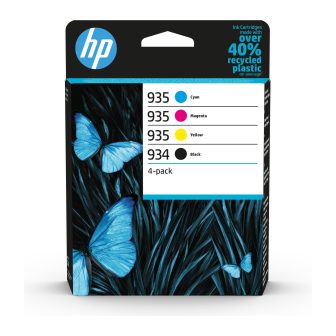 HP Paquete de 4 cartuchos de Tinta Original 934 negra/935…