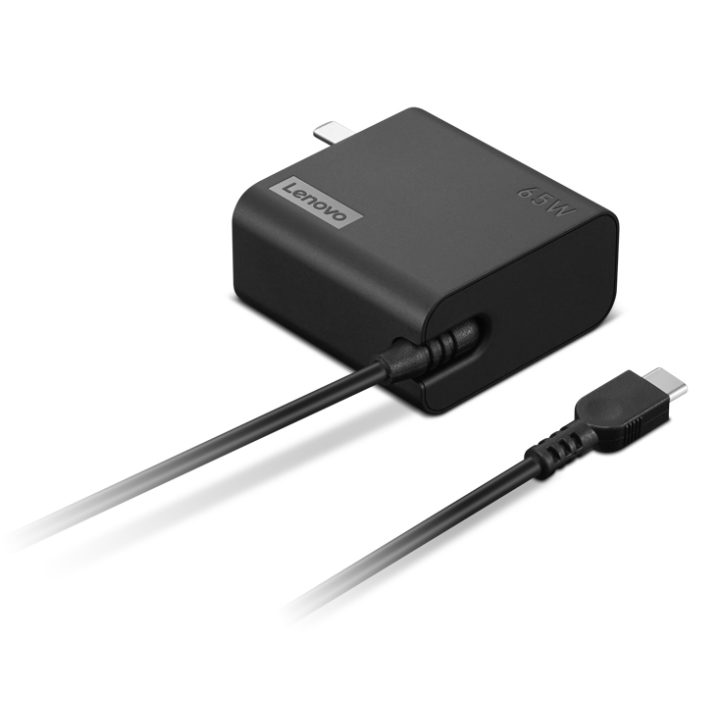Lenovo 4X21L54610 adaptador e inversor de corrente Interior 65 W Preto