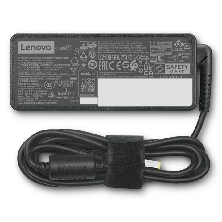 Lenovo 4X21J81440 adaptador e inversor de corrente Interior 65 W Preto