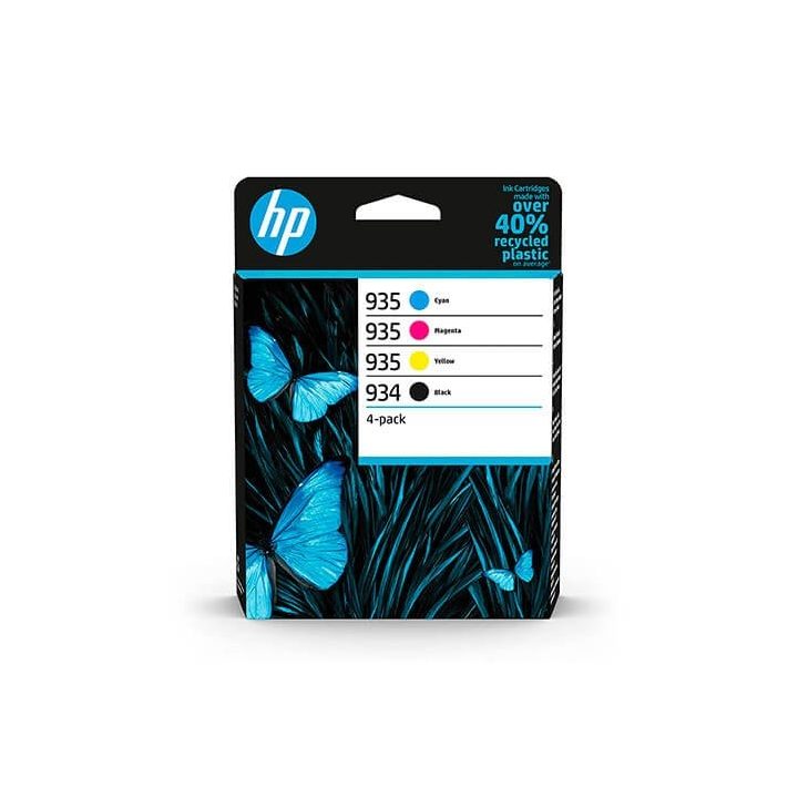 HP Pack de 4 cartuchos de tinta originais 934 preta/935…