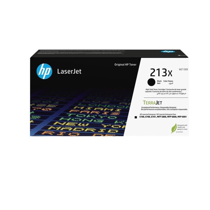 HP Cartucho de Tóner Original LaserJet 213X de Alto Rendimento Preto