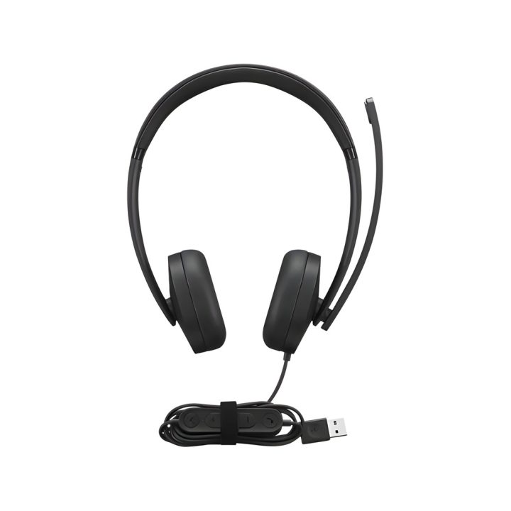Lenovo Wired Over-Ear Headset with Boom Mic