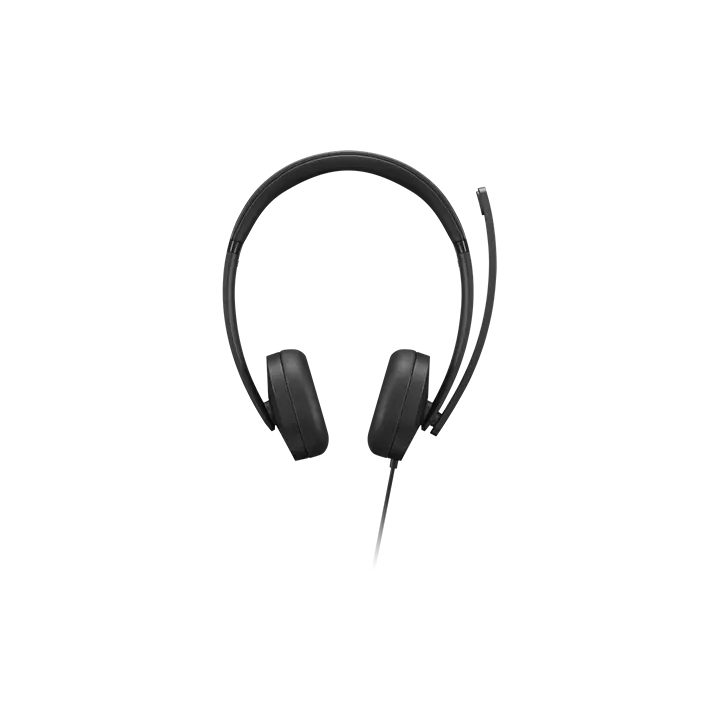 Lenovo Auriculares de diadema com microfone e cabo