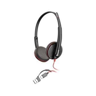 Poly Blackwire C3225 Top Wired Over-Ear Headset