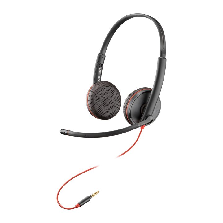 Poly Blackwire C3225 Top Wired Over-Ear Headset