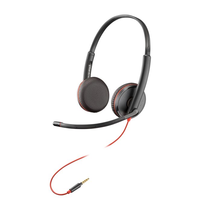 Poly Blackwire C3225 Top auriculares de diadema con cable