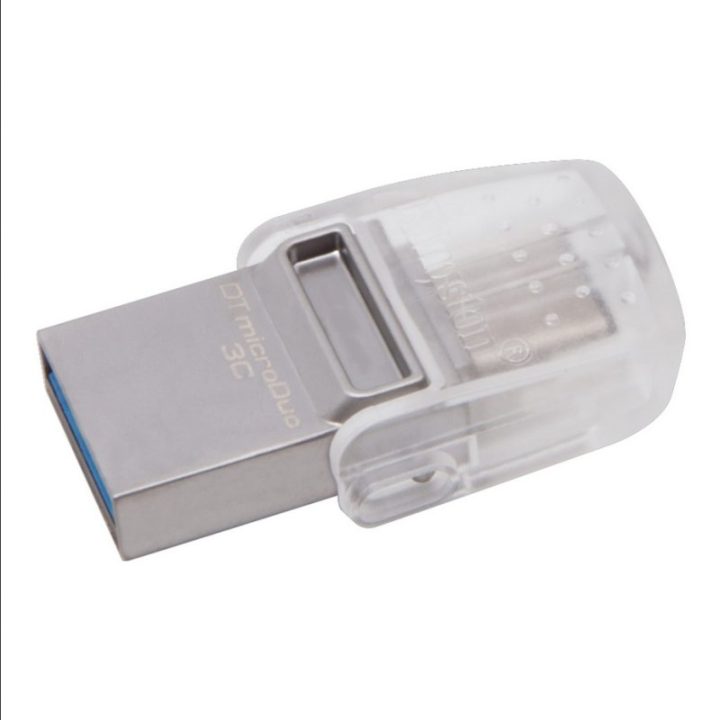 Kingston Technology DataTraveler 256GB microDuo 3C 200MB/s dual USB-A…