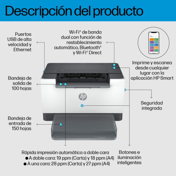 HP LaserJet Impressora M207dw