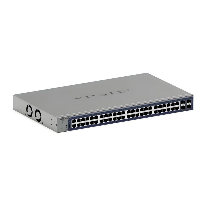 NETGEAR GS752TX Gerido Gigabit Ethernet (10/100/1000) 1U Cinzento