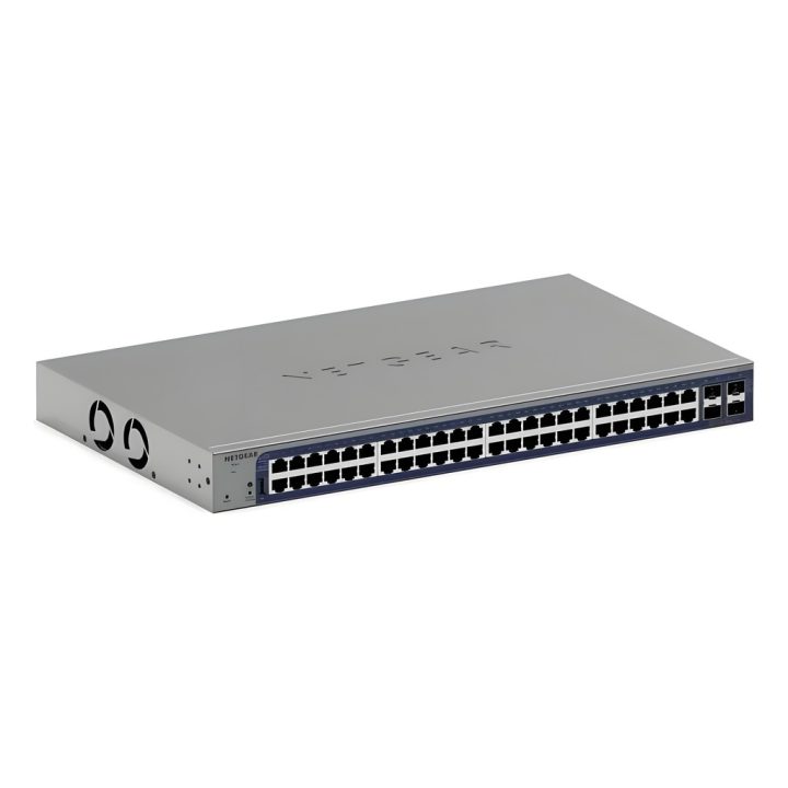 NETGEAR GS752TX Gerido Gigabit Ethernet (10/100/1000) 1U Cinzento
