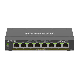 NETGEAR GS308EPP Switch Gerido L2/L3 Gigabit Ethernet (10/100/1000)…