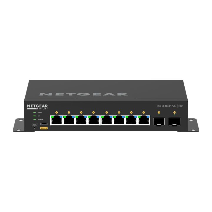 NETGEAR GSM4210PX Managed L2/L3 Gigabit Ethernet (10/100/1000) Power…