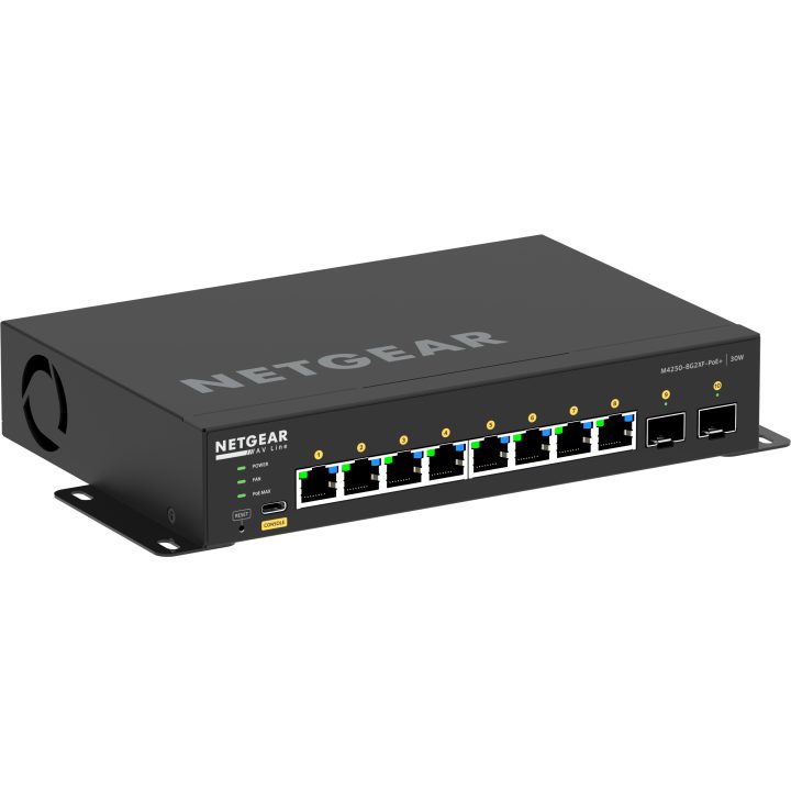 NETGEAR GSM4210PX Managed L2/L3 Gigabit Ethernet (10/100/1000) Power…