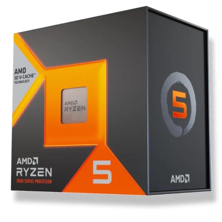 AMD Ryzen 5 7500X3D 4.5g 102m 6c AM5 box sin venti (100-100001904WOF)
