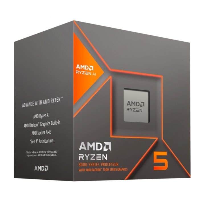 AMD RYZEN 5 8500G 3.5G 22M 6C AM5 BOX+Disipador (100-100000931BOX)