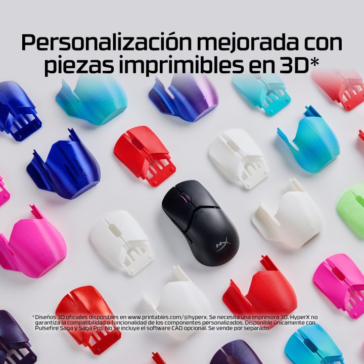 HyperX Pulsefire Fuse: rato gaming sem fios (preto)