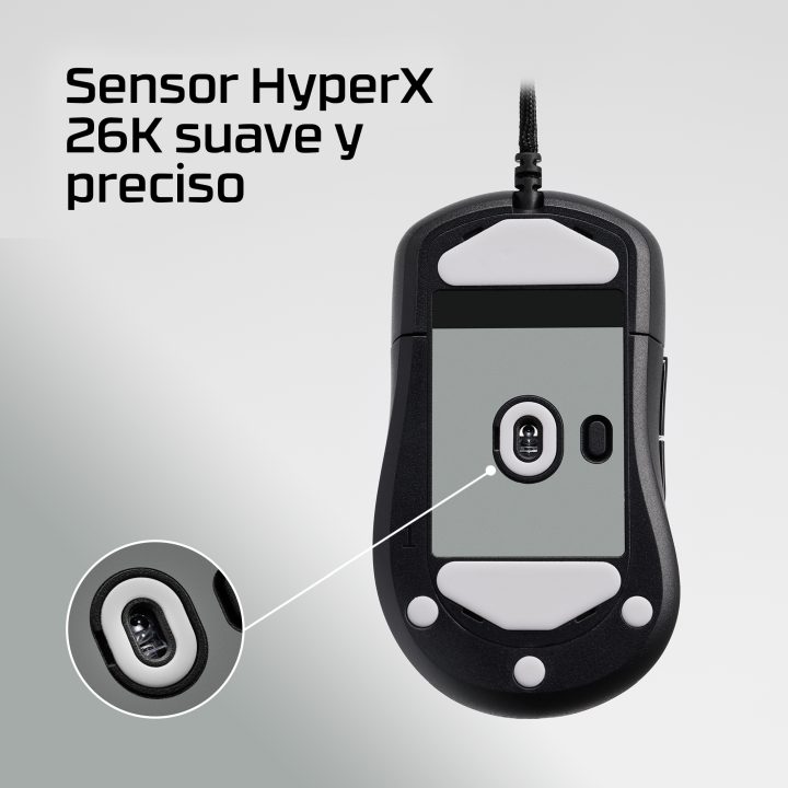 HyperX Pulsefire Fuse: rato gaming sem fios (preto)