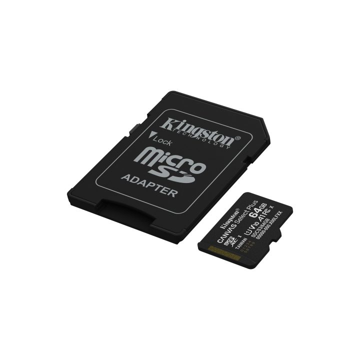 Kingston Technology 64GB microSDXC Canvas Select Plus Gen3 100MB/s A1…