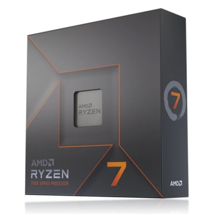 AMD Ryzen 7 7700x 4.5GHz 40m 8core AM5 box sin ven (100-100000591WOF)