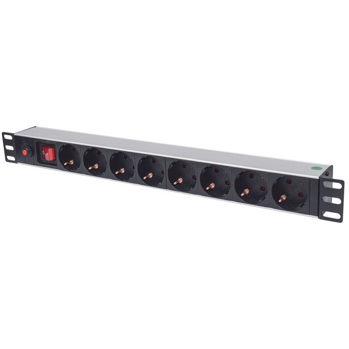 Intellinet Power Distribution Unit (PDU) 19" 1U with 8 EU Outlets…
