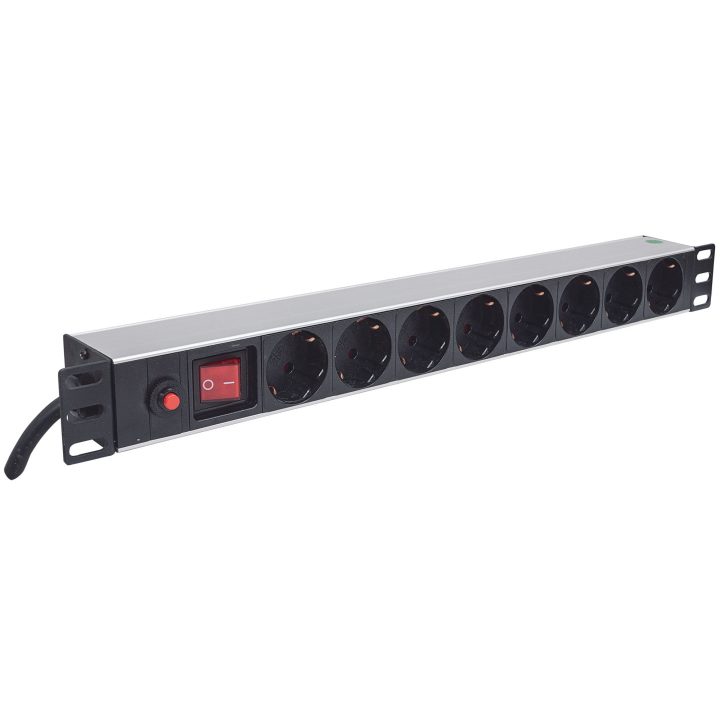 Intellinet Power Distribution Unit (PDU) 19" 1U with 8 EU Outlets…