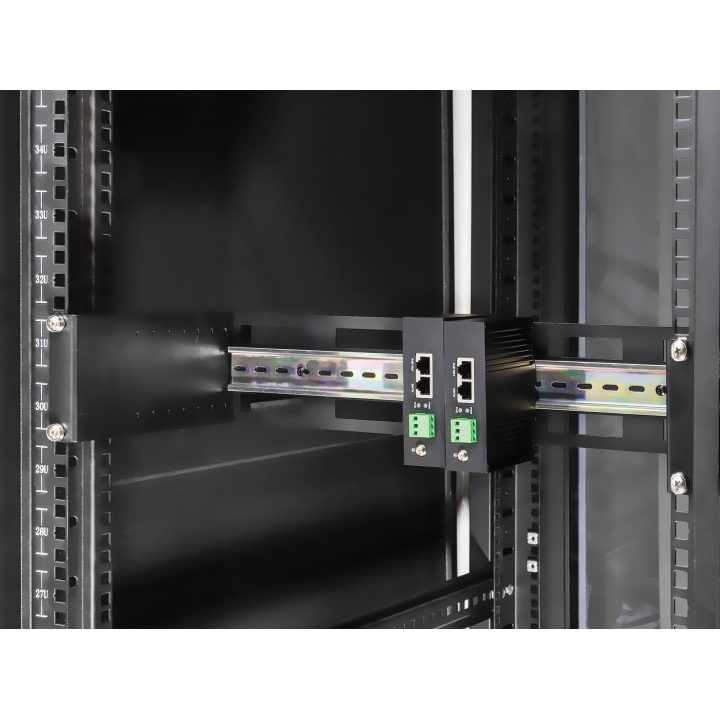 Intellinet Adjustable DIN Rail Kit 19", 2U, for DIN Rail Equipment…