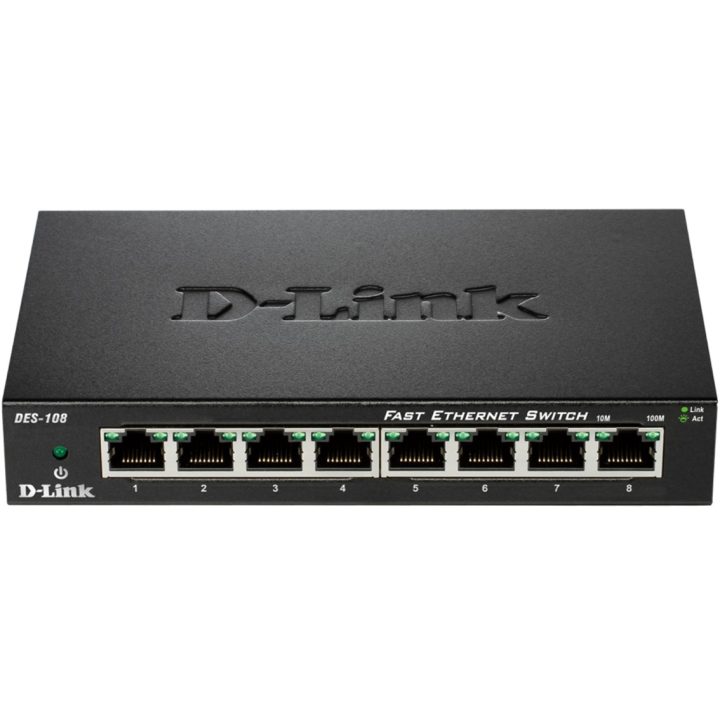 D-Link DES-108 Negro