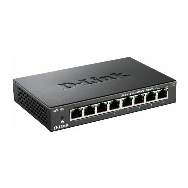 D-Link DES-108 Black