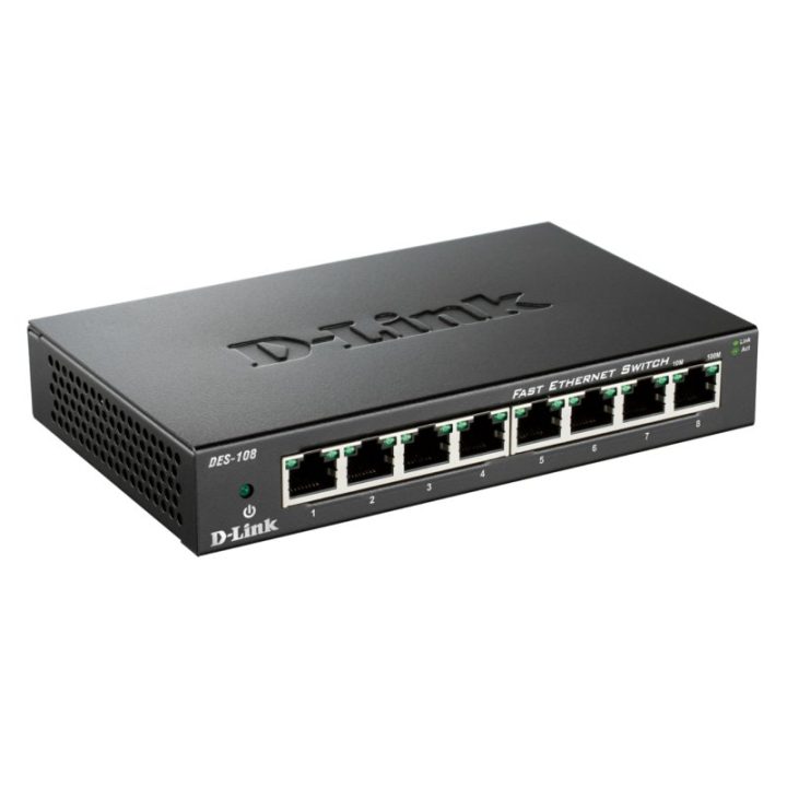 D-Link DES-108 Negro