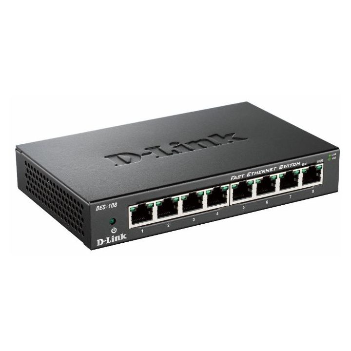 D-Link DES-108 Black