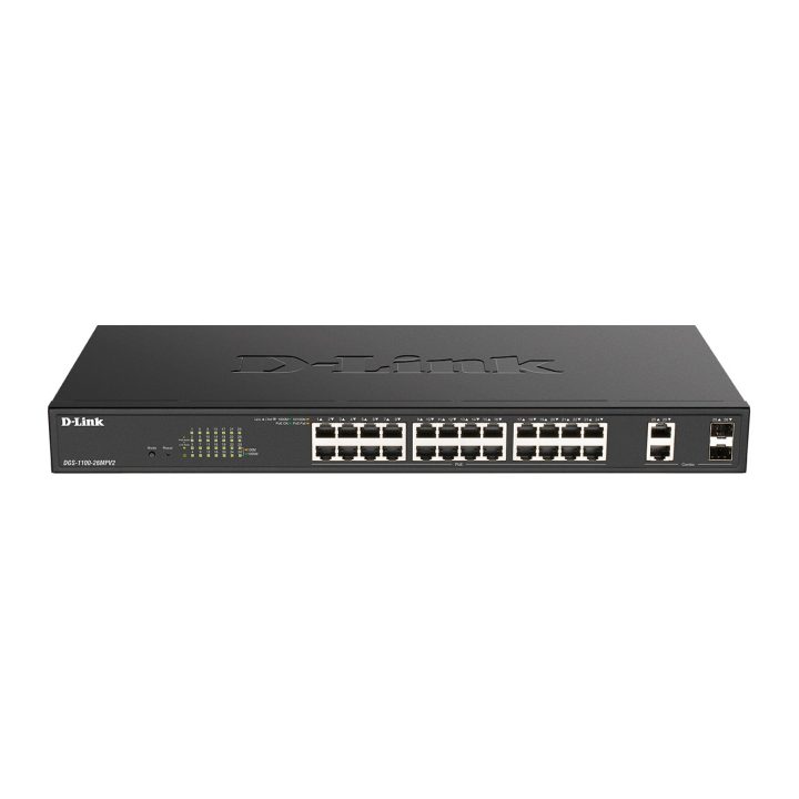 D-Link DGS-1100-26MPV2/E Managed L2 Gigabit Ethernet (10/100/1000)…