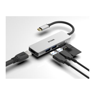 D-Link DUB-M530 Laptop Docking Station Wired USB 3.2 Gen 1 (3.1 Gen…