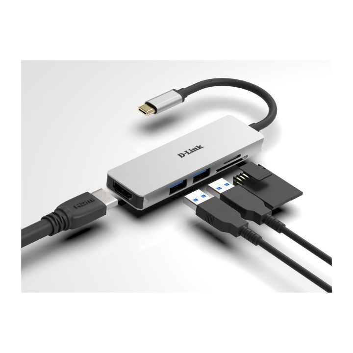 D-Link DUB-M530 base para portátil e replicador de portas Com Fios…