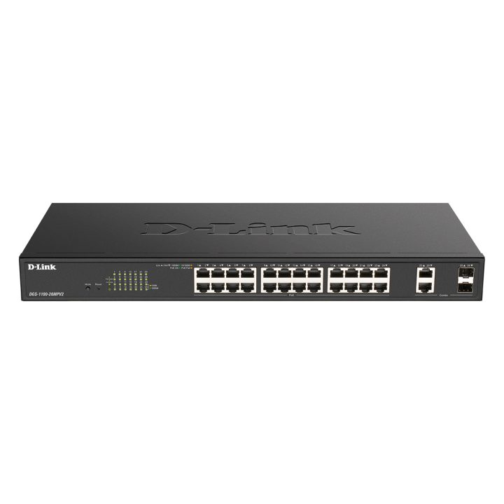 D-Link DGS-1100-26MPV2/E switch Gestionado L2 Gigabit Ethernet…