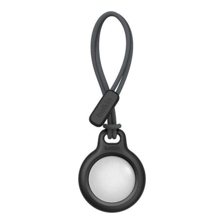 Chaveiro Belkin F8W974BTBLK Apple AirTag preto com correia
