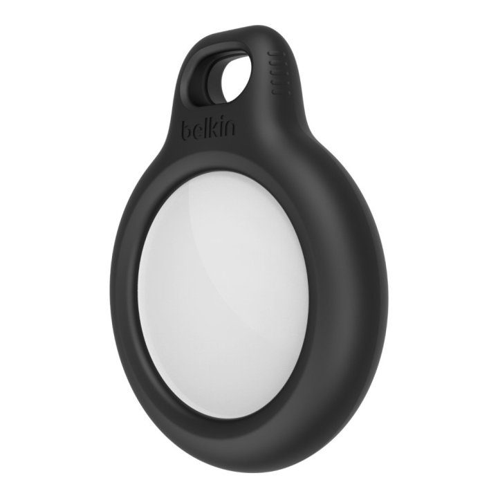 Belkin F8W974BTBLK Apple AirTag Keychain Black with Strap