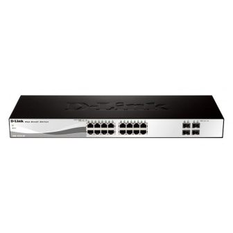 D-Link DGS-1210-20 Managed L2 Gigabit Ethernet (10/100/1000) 1U Black