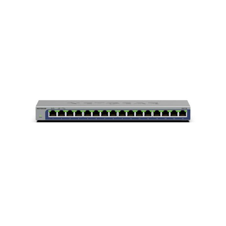 NETGEAR GS116 Unmanaged L2 Gigabit Ethernet (10/100/1000) Black