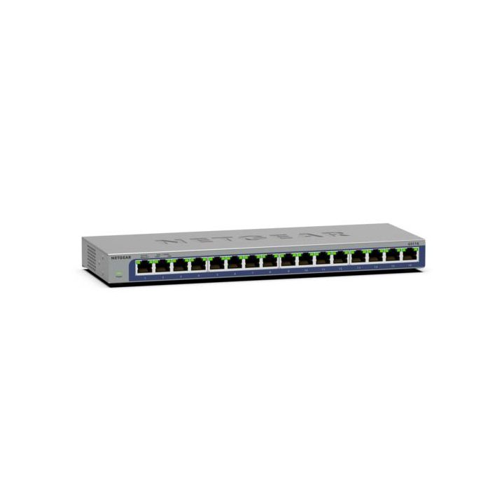 NETGEAR GS116 Unmanaged L2 Gigabit Ethernet (10/100/1000) Black