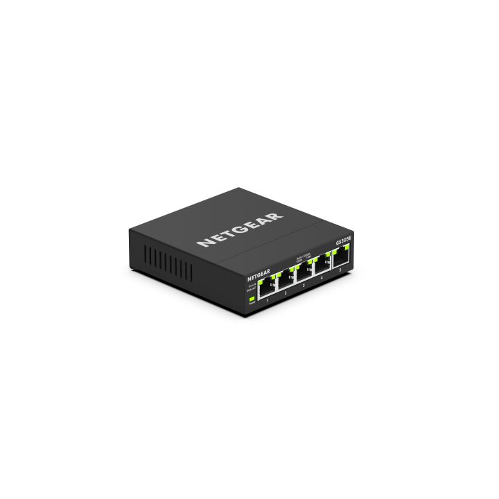 NETGEAR GS305E Gerido Gigabit Ethernet (10/100/1000) Preto