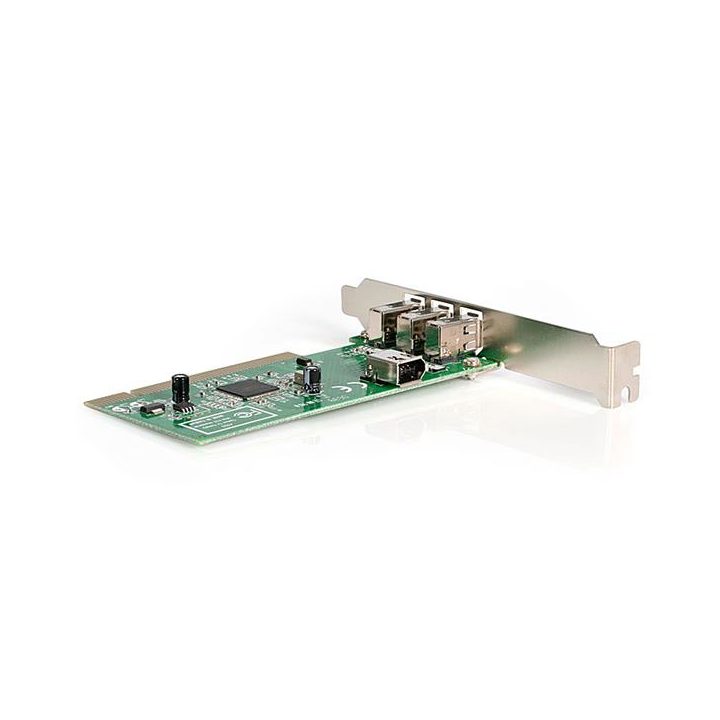 StarTech.com FireWire 400 PCI Controller Card Adapter 4 Ports FW 6…
