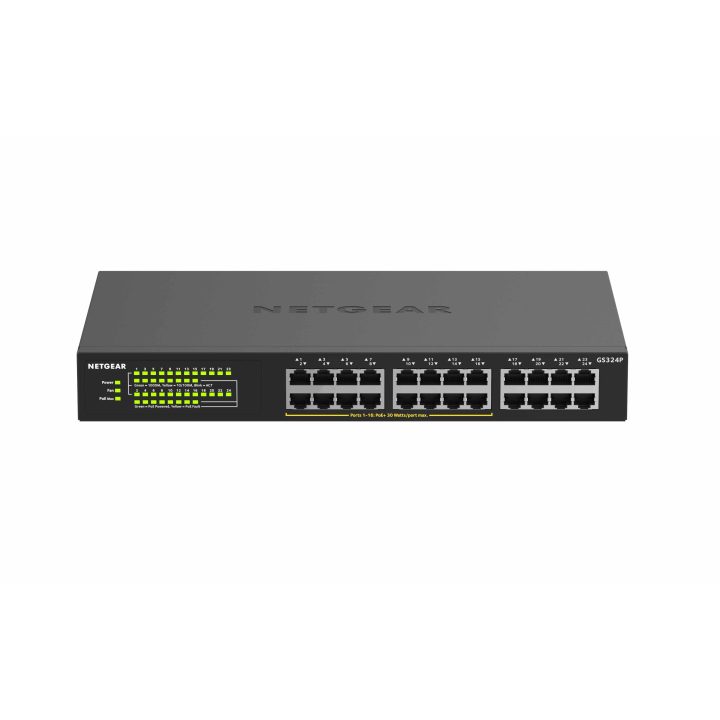 NETGEAR GS324P Unmanaged Gigabit Ethernet (10/100/1000) Power over…