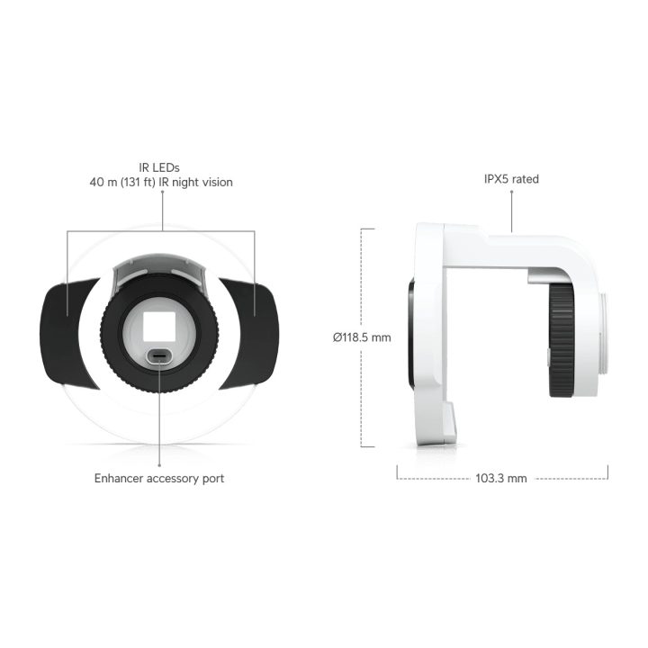Ubiquiti UACC-G5-Enhancer Melhoria de visão sem interrupções para G5…