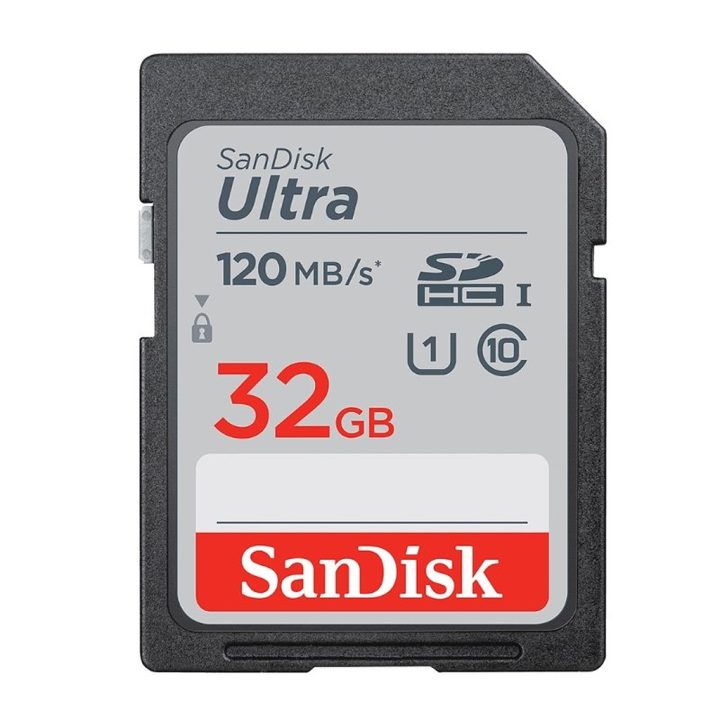 SanDisk Ultra 32GB SDHC Memory Card 120MB/s (SDSDUN4-032G-GN6IN)