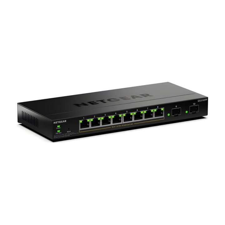 NETGEAR GS310TPv2 Managed L2/L3 Gigabit Ethernet (10/100/1000) Power…