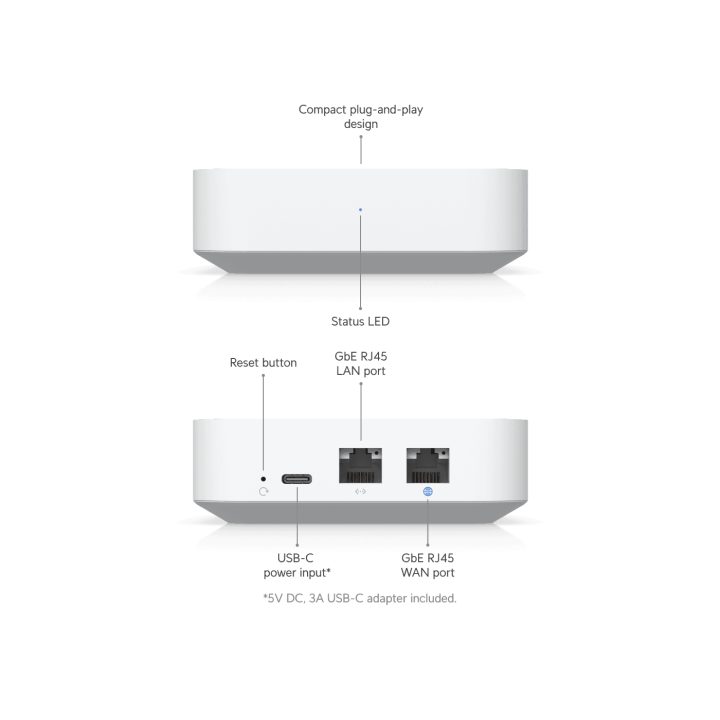 Ubiquiti UXG-Lite Gateway de Nova Geração Lite