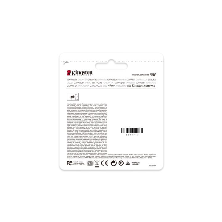 Kingston Technology High Endurance 64 GB MicroSD UHS-I Class 10