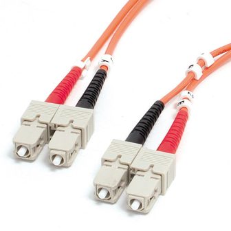 StarTech.com 2m Multimode SC to SC OM1 Fiber Optic Cable - 62.5/125 -…