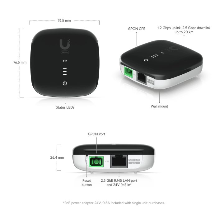Ubiquiti Wave-Fiber-ONU ONU WaveFiber