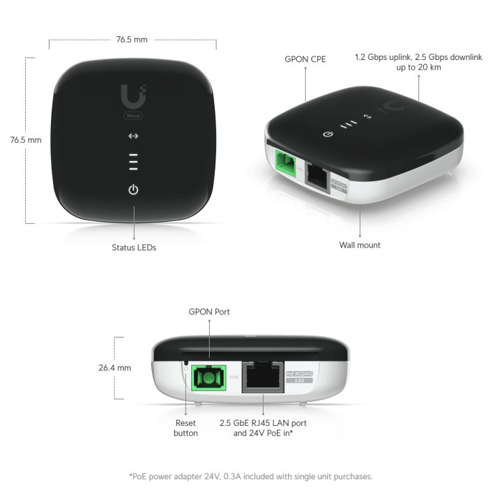Ubiquiti Wave-Fiber-ONU ONU WaveFiber